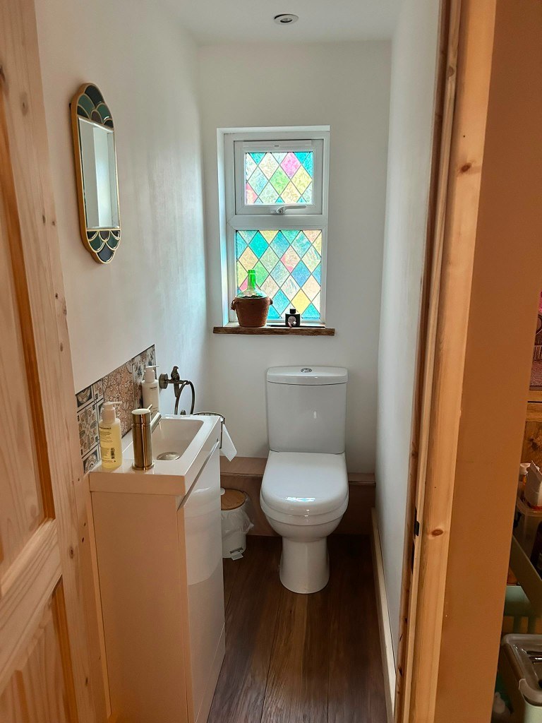 The Nurture Nook guest bathroom
