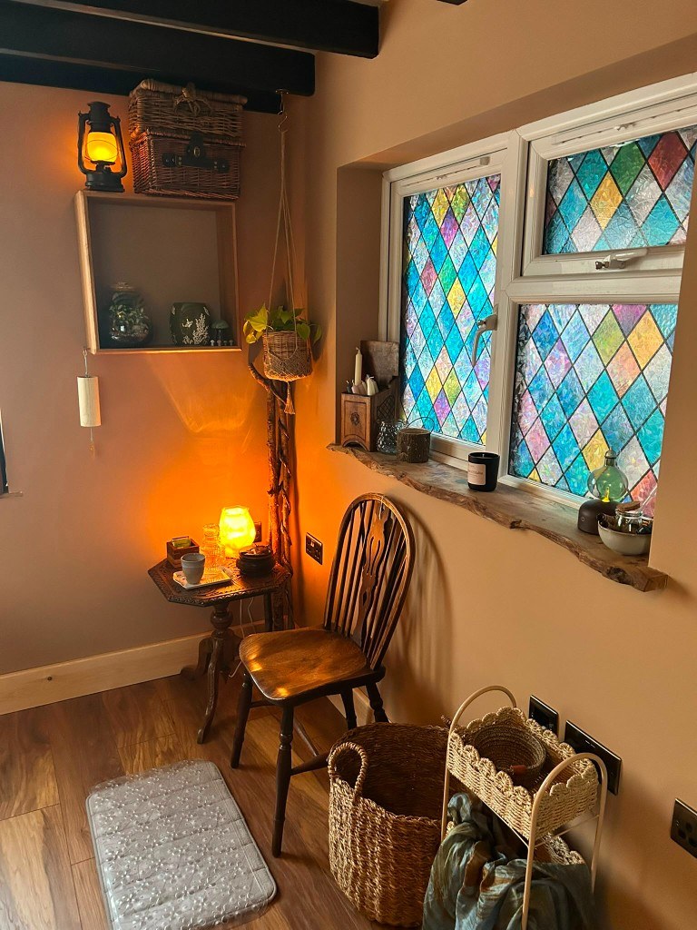 Comfortable seating and thoughtful details
